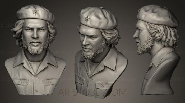 Busts and bas-reliefs of famous people (BUSTC_0102) 3D model for CNC machine